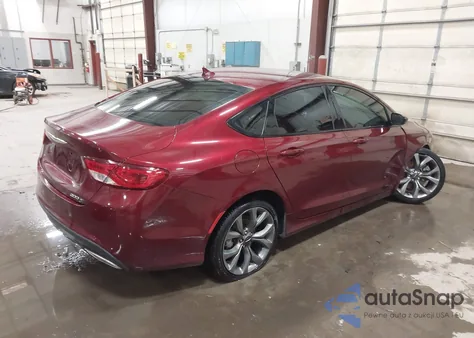 2015 Chrysler 200 S from USA, damaged, VIN 1C3CCCBGXFN647991